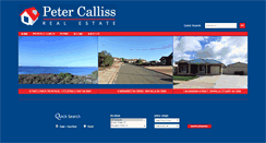 Desktop Screenshot of petercalliss.com.au